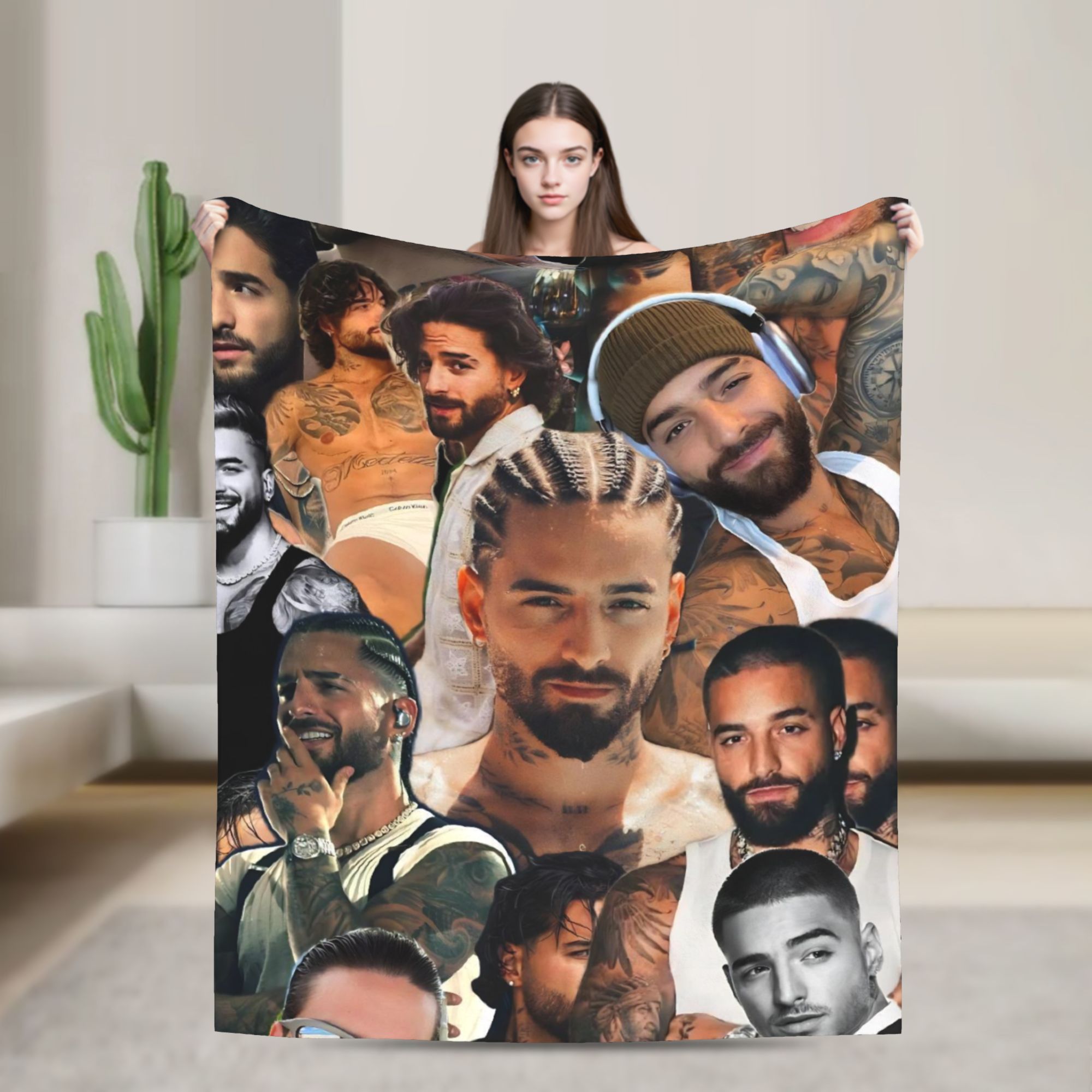 Board Game Halma - Maluma Rapper Blankets Soft Novelty Plush