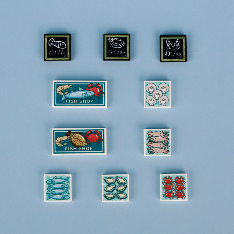 MOC City Street Figures Food P - Board Game Ww2 评论和价格