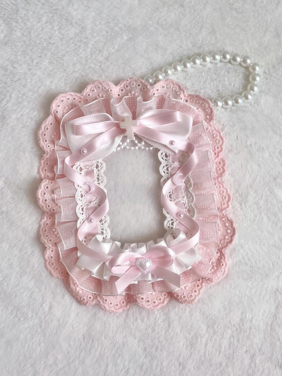 Handmade Lace Satin 3 Inch PVC - Card Sleeves Protector 评论和价格