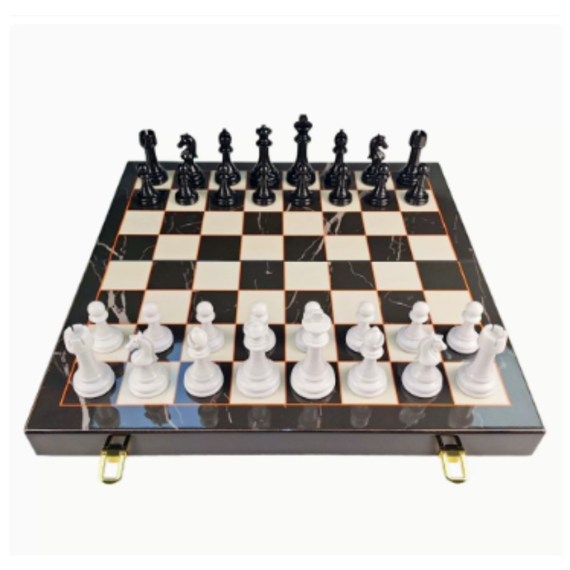 High-End Solid Wood Marble Pat - Board Game Box 评论和价格