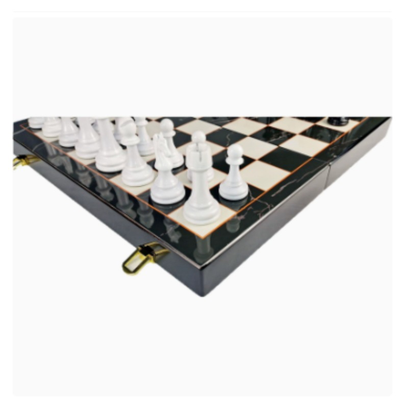 High-End Solid Wood Marble Pat - Board Game Box 评论和价格