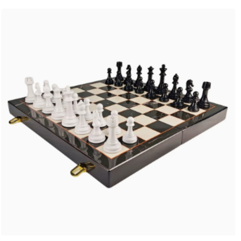 High-End Solid Wood Marble Pat - Board Game Box 评论和价格