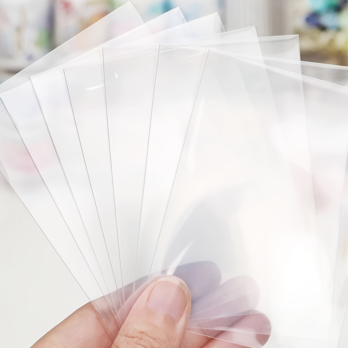 50/100pcs high-definition card - Card Sleeves Protector 评论和价格