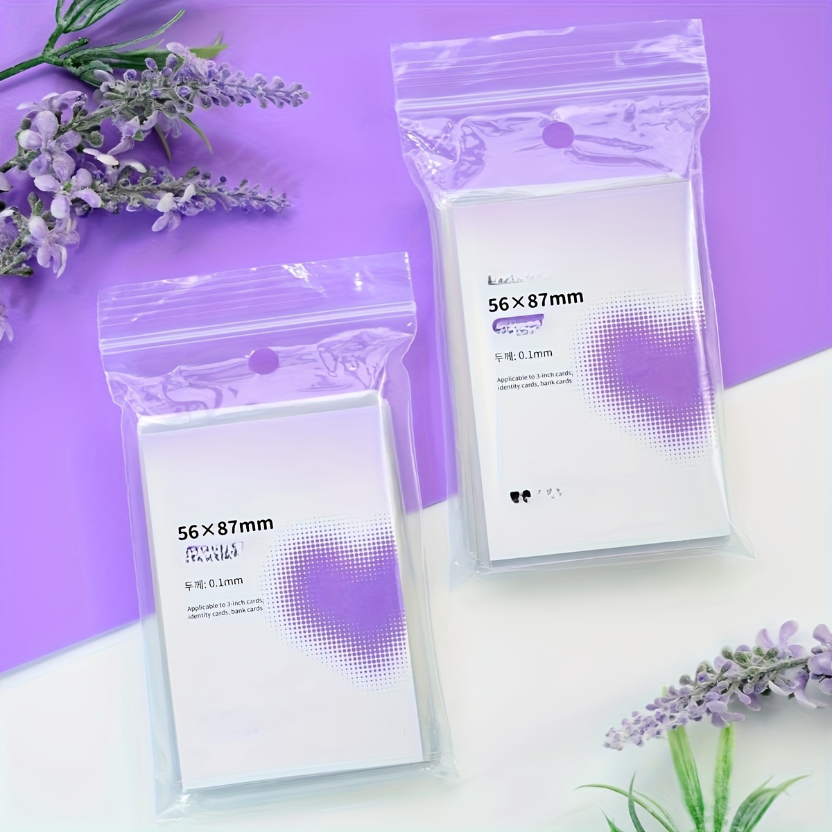 50/100pcs high-definition card - Card Sleeves Protector 评论和价格