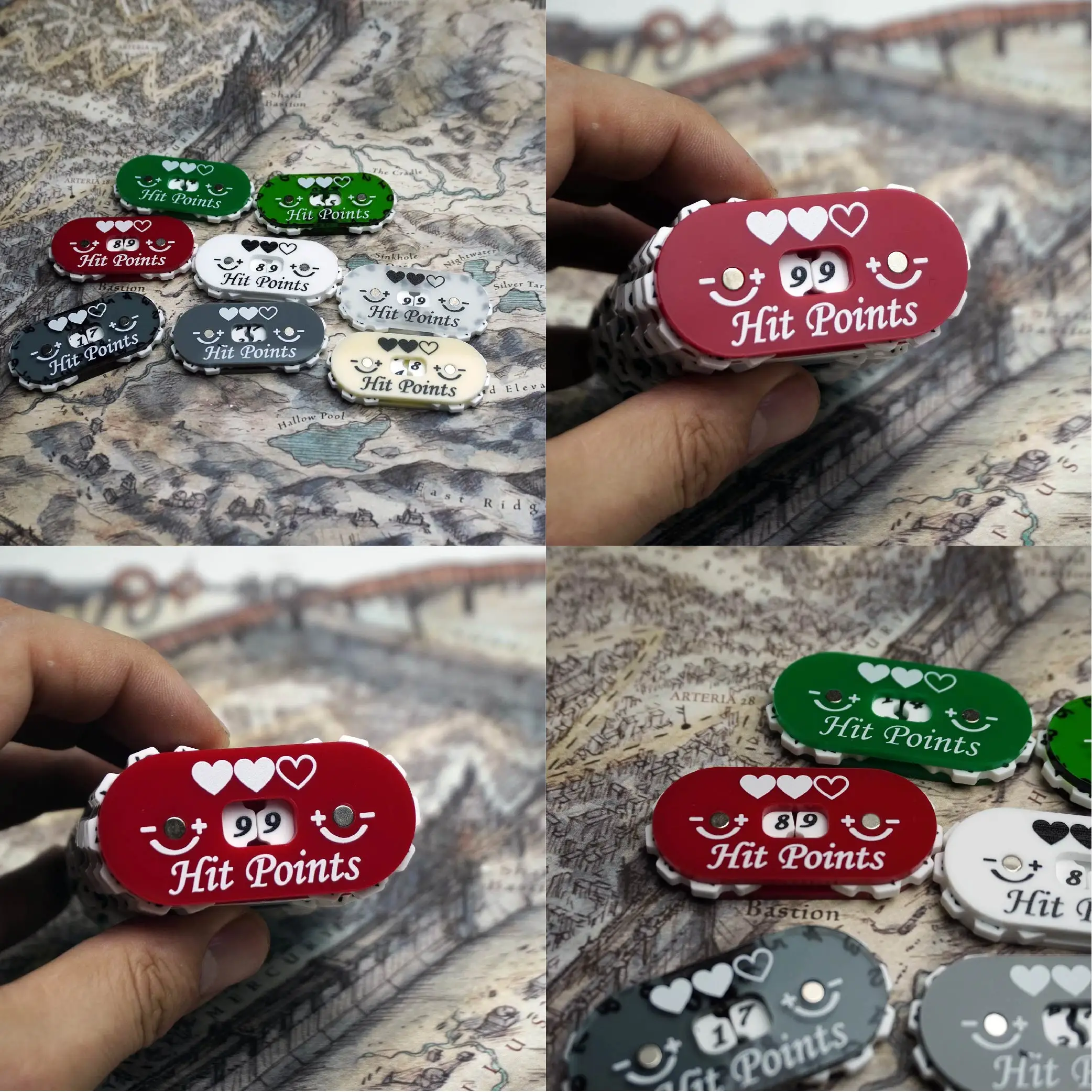 Premium 60x30mm Tracker for He - Game Token Counter 评论和价格