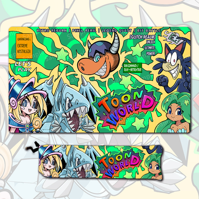 Yu-Gi-Oh! 600x350mm Toon Dark  - Board Game Gi 评论和价格