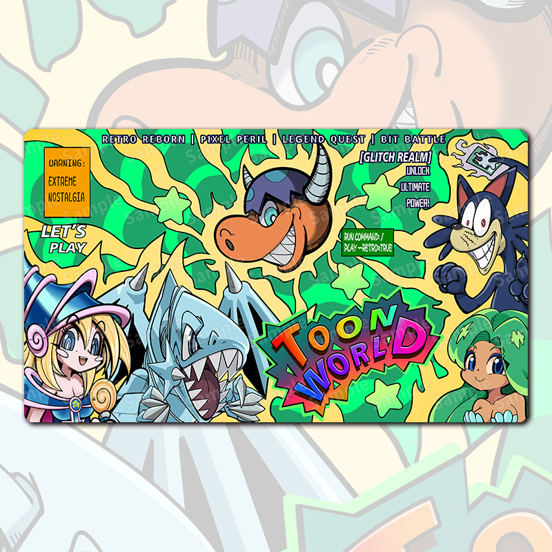 Yu-Gi-Oh! 600x350mm Toon Dark  - Board Game Gi 评论和价格