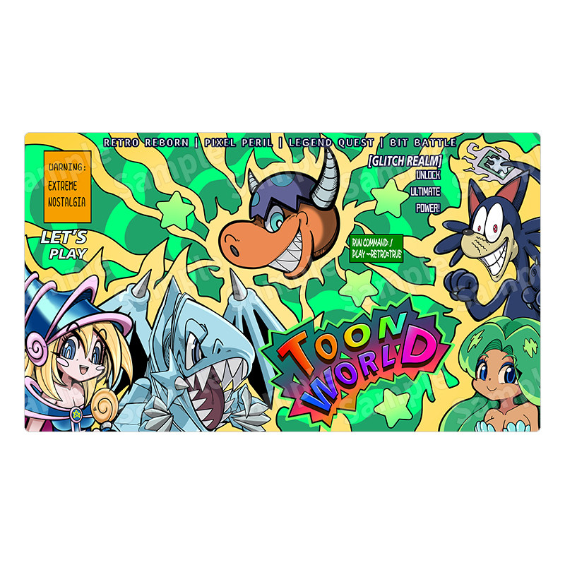 Yu-Gi-Oh! 600x350mm Toon Dark  - Board Game Gi 评论和价格