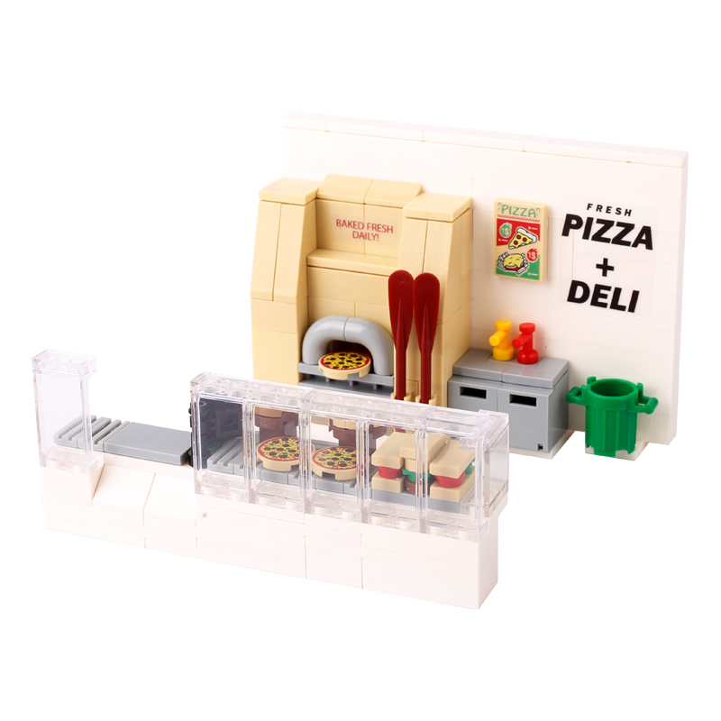 MOC City Supermarket Shop Stor - Board Game Ww2 评论和价格