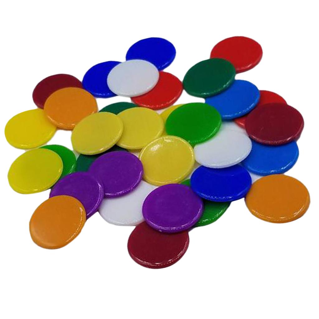 100Pcs Bingo Chips Small Count - Game Token Counter 评论和价格
