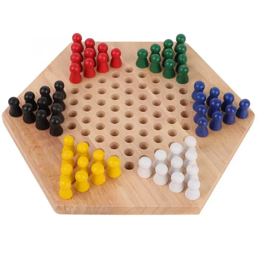 Wooden Educational Board Kids  - Board Game Halma 评论和价格