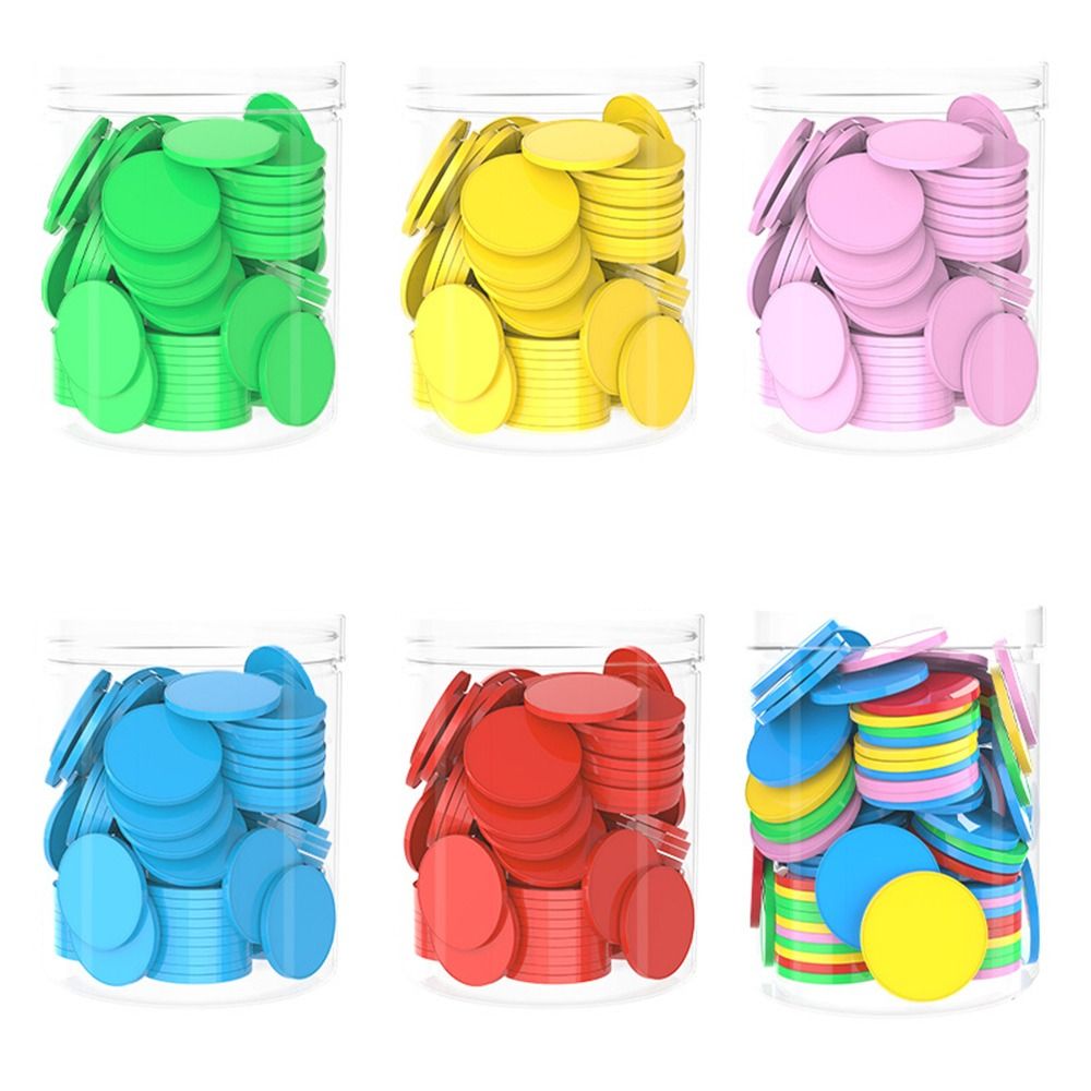 100pcs Plastic Counting Chips  - Board Game Illustration 评论和价格