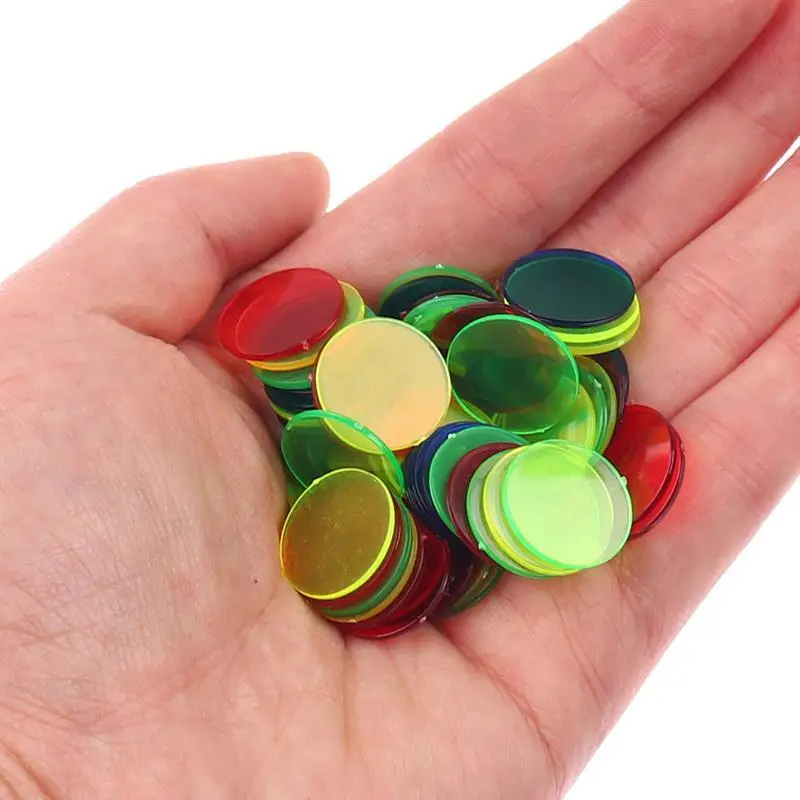 50/100/200Pcs Colored Poker Ch - Game Token Counter 评论和价格