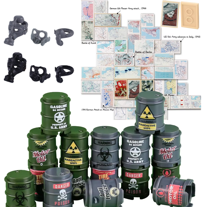 Military Building Blocks 3D Ci - Board Game Ww2 评论和价格