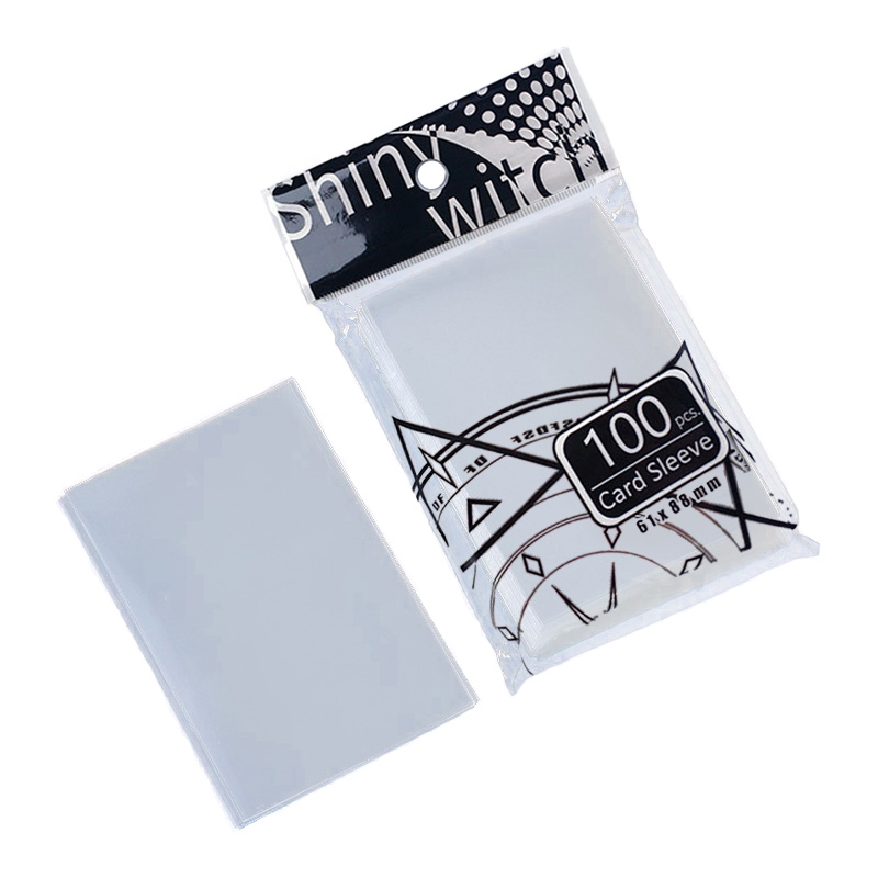 100pcs/lot 61*88mm Card Sleeve - Card Sleeves Protector 评论和价格