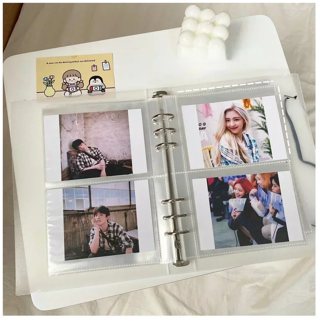 1-4 Grid Transparent Photocard - Card Sleeves Protector 评论和价格