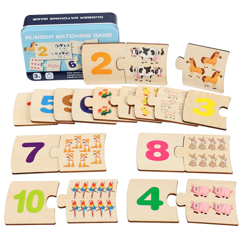 Children Iron Box Number Enlig - Board Game Box 评论和价格