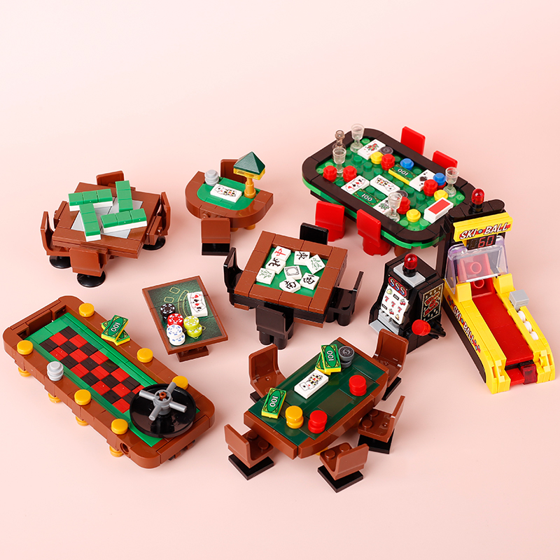 MOC City Poker Table Building  - Board Game Ww2 评论和价格