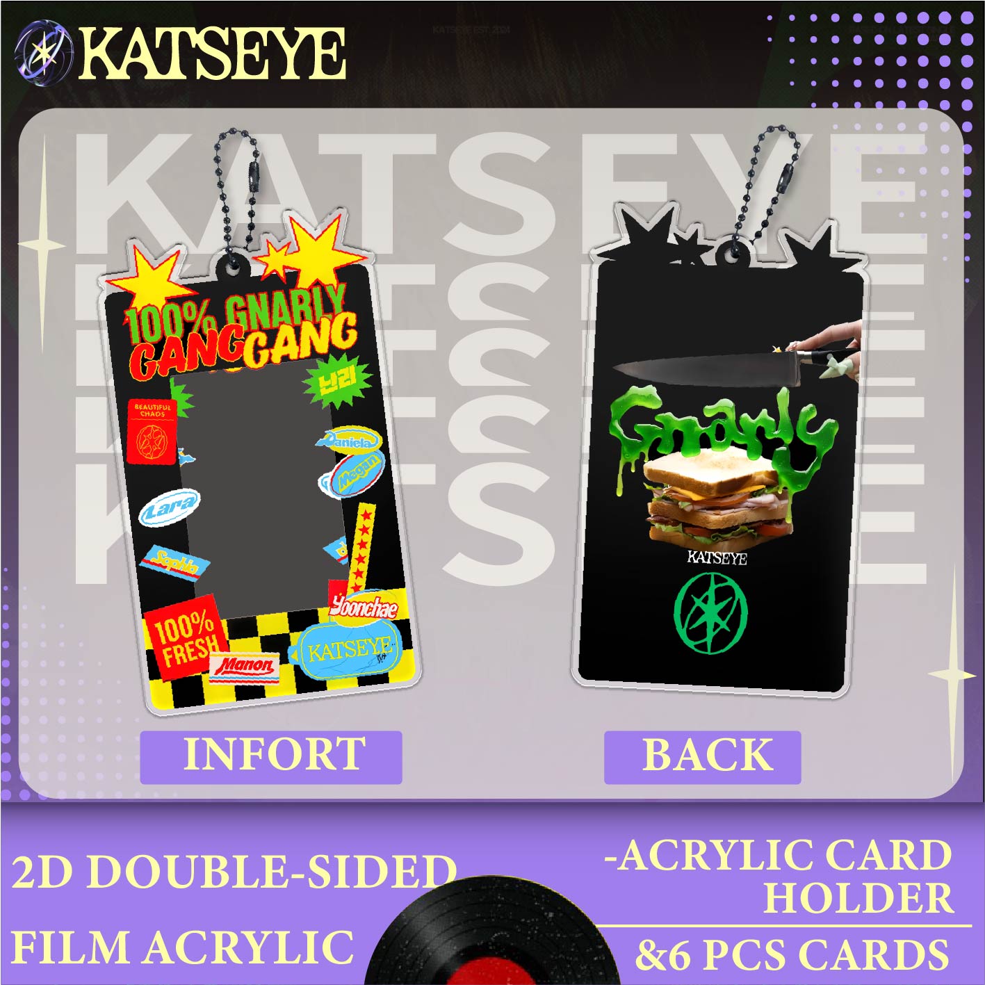 KATSEYE Set，Acrylic Photocard  - Card Sleeves Protector 评论和价格