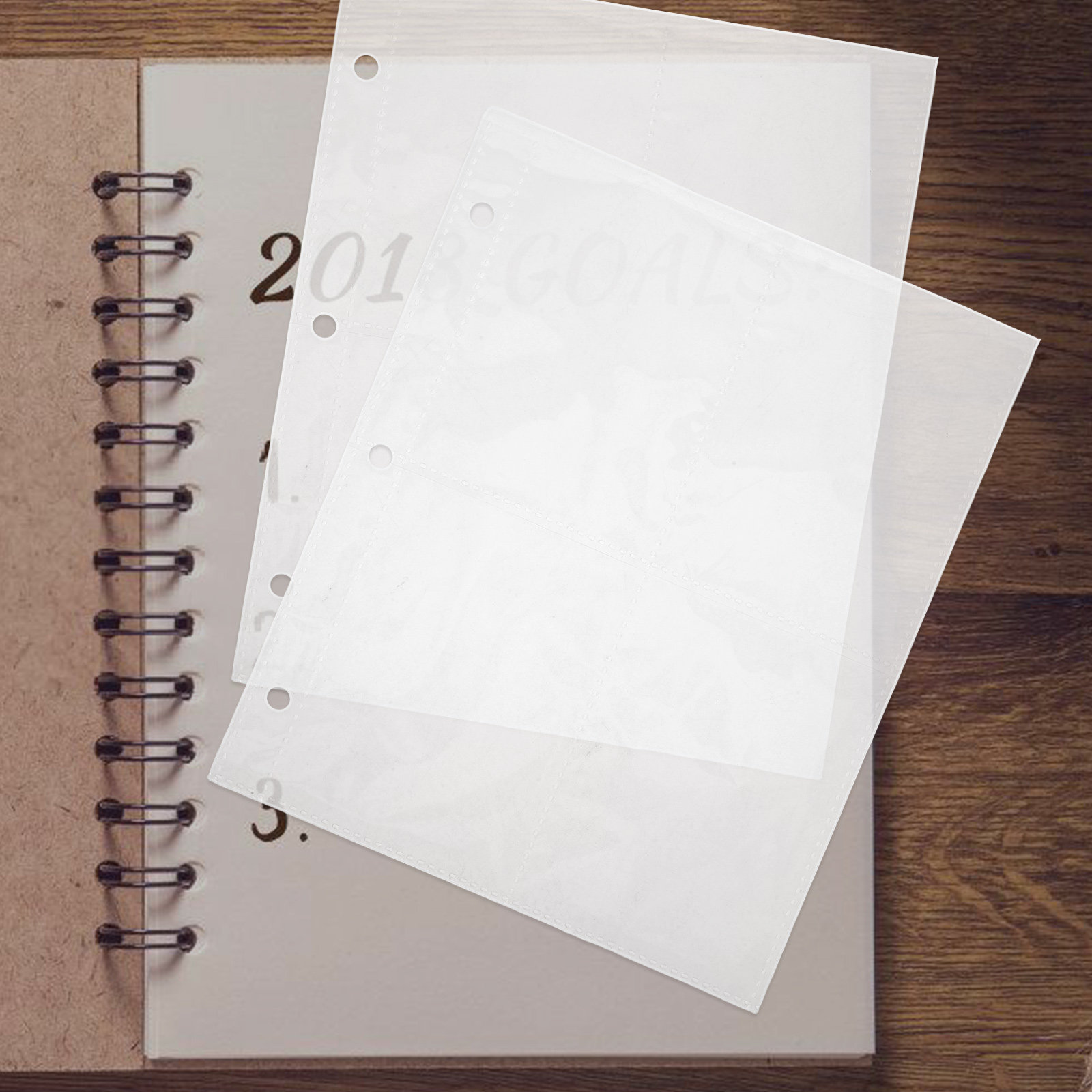 10Pcs Card Binder Refill Pages - Card Sleeves Protector 评论和价格