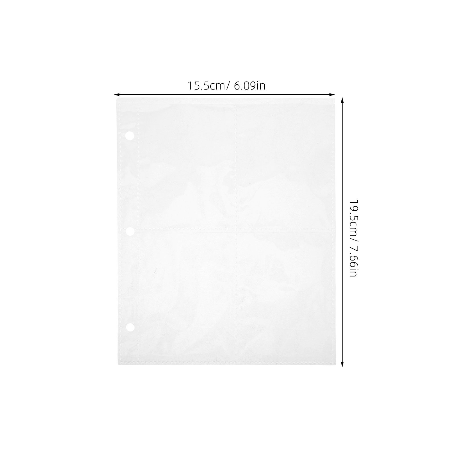 10Pcs Card Binder Refill Pages - Card Sleeves Protector 评论和价格