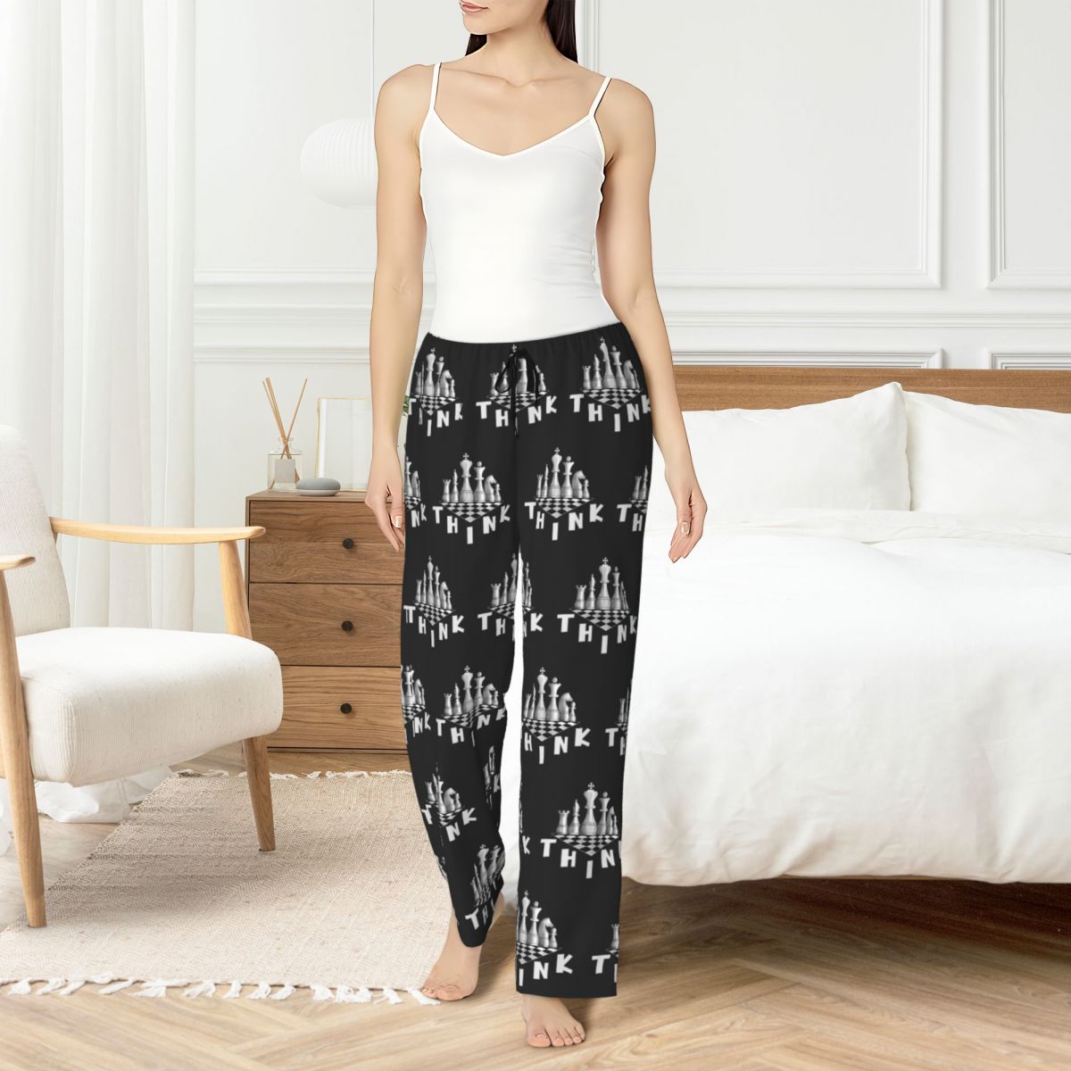 Custom Chess Board Pajama Pant - Board Game Is 评论和价格