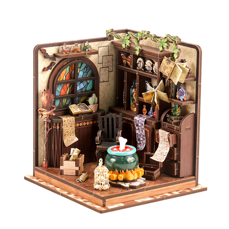 DIY Wooden Miniature Model Kit - Miniature Terrain Set 评论和价格