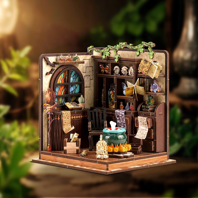 DIY Wooden Miniature Model Kit - Miniature Terrain Set 评论和价格