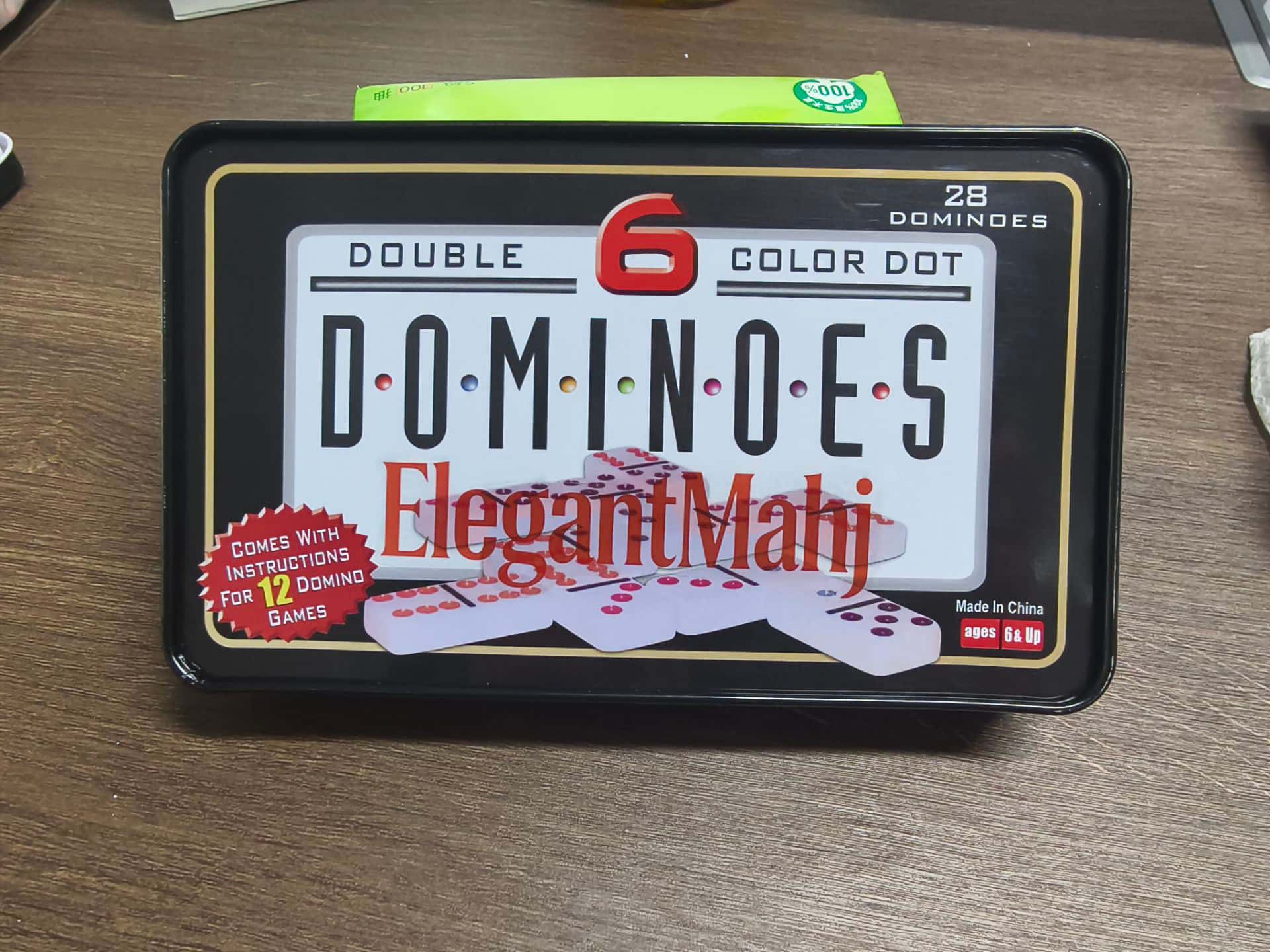 ElegantMahj Double Six Dominoe - Board Game Box 评论和价格