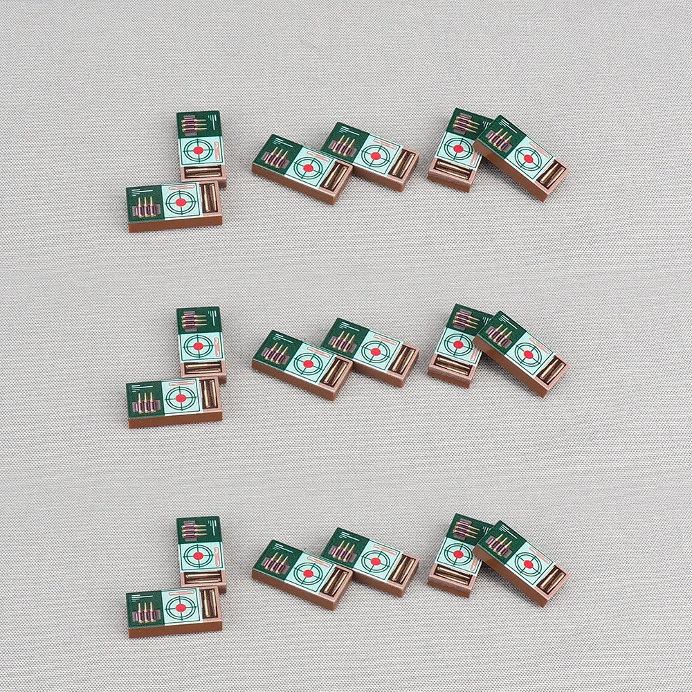 MOC 10PCS Printed 3069 Bullet  - Board Game Ww2 评论和价格