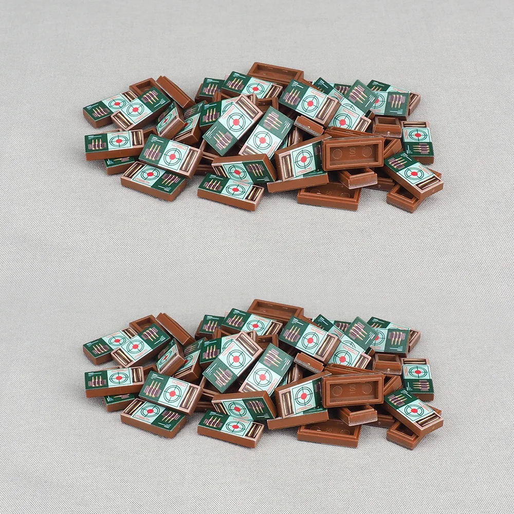 MOC 10PCS Printed 3069 Bullet  - Board Game Ww2 评论和价格