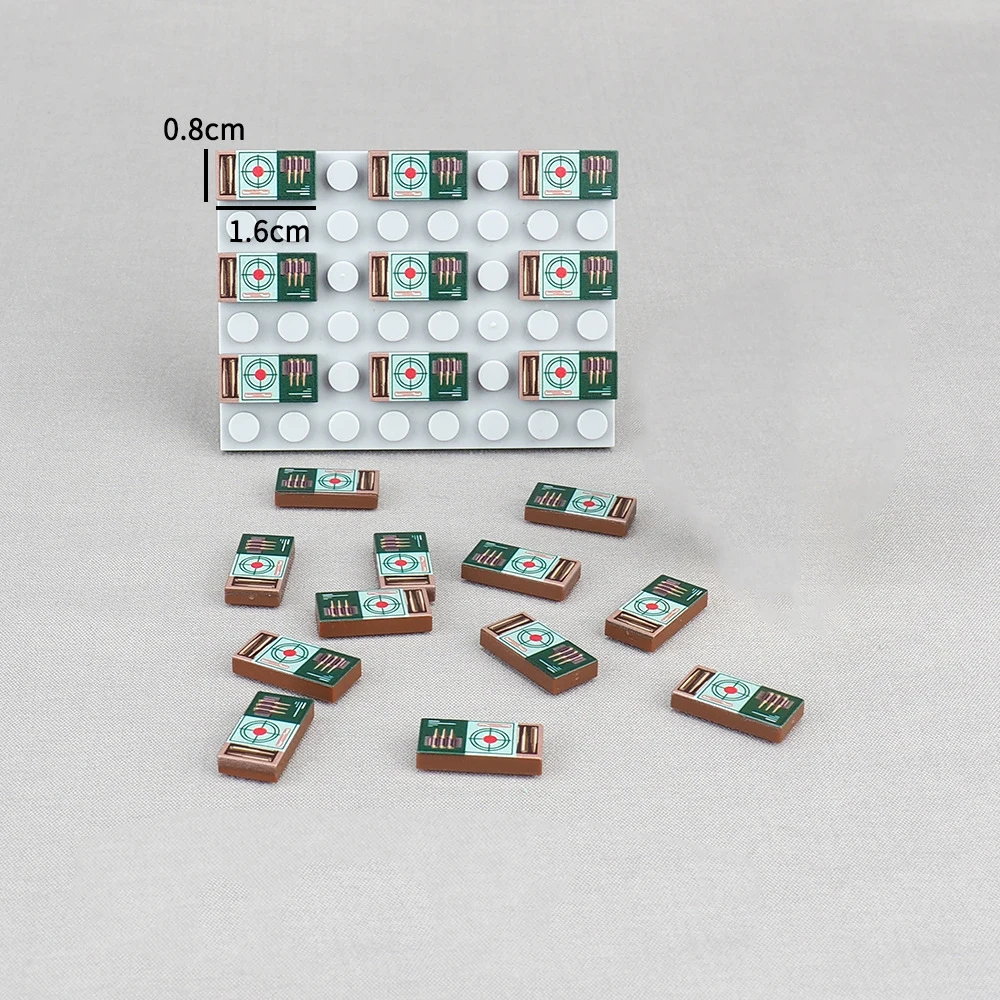 MOC 10PCS Printed 3069 Bullet  - Board Game Ww2 评论和价格